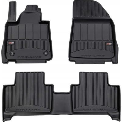 Frogum 3D Rubberen Automatten Set – Geschikt voor VOLVO EX30 vanaf 2023 – TPE Premium Kwaliteit – Extra Hoge Rand 6 cm – Geurloos – Zwart