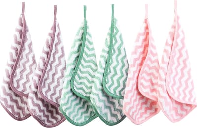 Solidchoice - Dailygoody - Flanellen gezichtsdoek - Herbruikbare microvezel - Zacht en comfortabel - Set van 6 - Make-up remover doekjes - Geschikt voor alle huidty