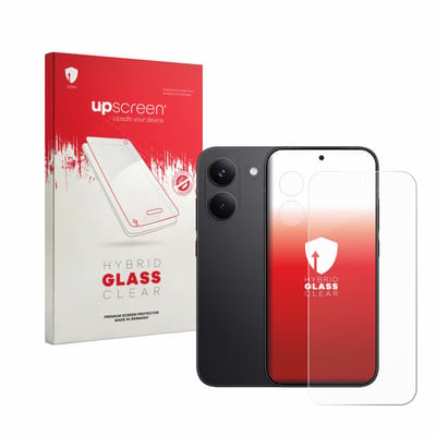 upscreen - Screenprotector voor Xiaomi Poco X8 Pro Iron Man Edition (Voor+Camera) - Folie Beschermfolie Beschermglas transparant
