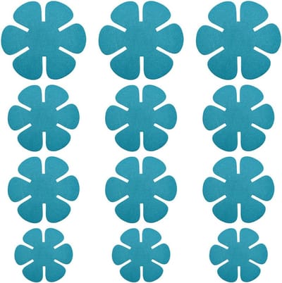 Potverdelers Pads - Stapelpanbeschermers - Keuken Organisatie - Antiaanbaklaag Isolatie - 3 Verschillende Maten - Meerblauw