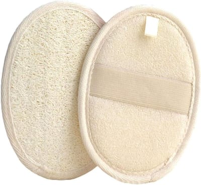 Exfoliërende Luffa Spons voor het Lichaam, Duurzaam en Biologisch Afbreekbaar, Perfect voor een Verfrissende Badervaring (2 Stuks)