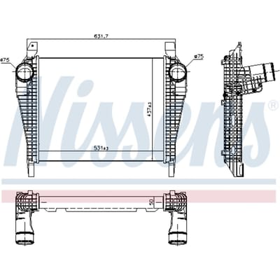 Intercooler NISSENS 97064
