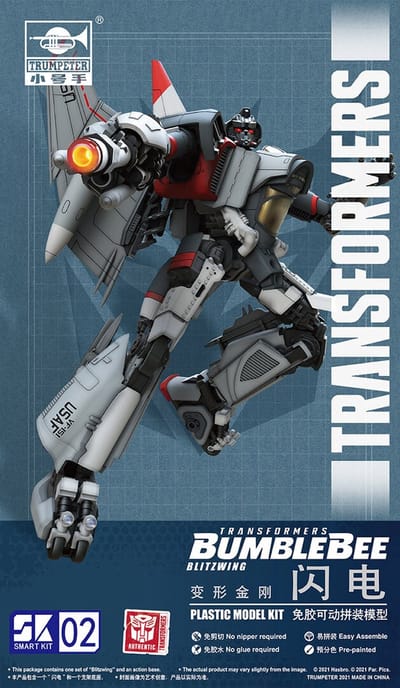 Trumpeter Modelbouwpakket - Transformers BumbleBee Series 03101 SK02 TF-6 Blitzwing - Figuur Plastic - Trumpeter - Modelbouw