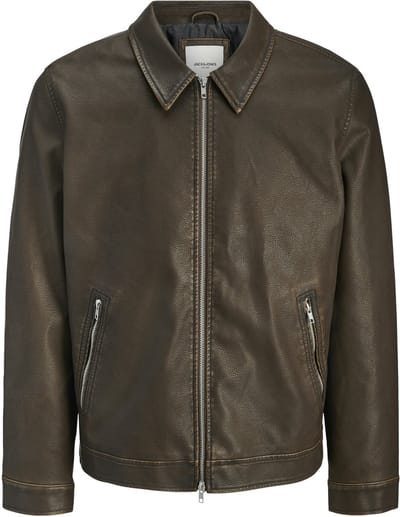 JACK&JONES - JJECASABLANCA PU JACKET NOOS - Heren - Buitenjassen