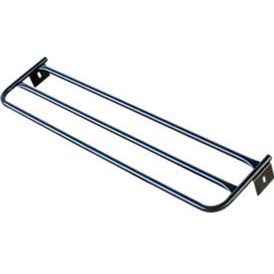Hoedenplank voor kleedkamerbank, staal, 2000 mm lang, antraciet