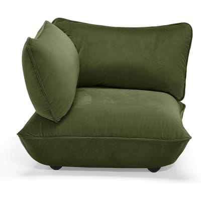 fatboy - Sumo hoekbank Velvet Recycled - diepgroen