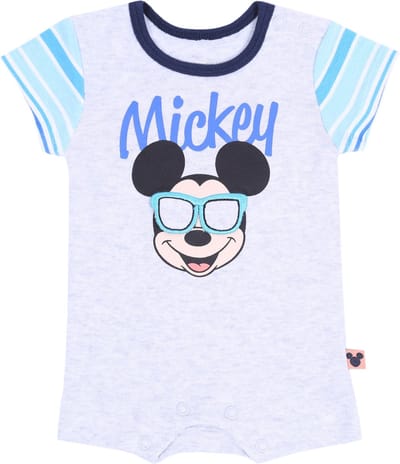 Grijze body/rampers Mickey Mouse DISNEY