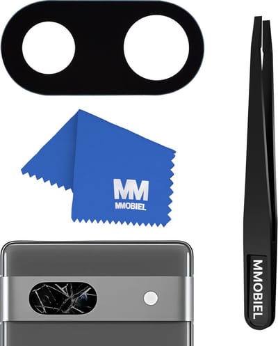 MMOBIEL Glas Lens Back Camera Geschikt voor Google Pixel 7a - Incl. Dubbelzijdige Tape, Pincet en Doekje