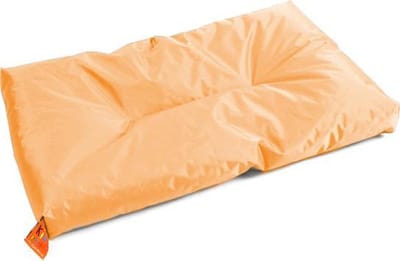 KidZ ImpulZ Groot Aankleedkussen XXL 90x50 cm - 10 cm dik - Gevuld met korrels – Pasteloranje, zalm
