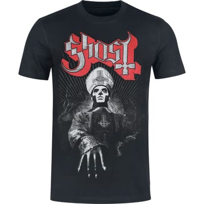 Ghost T-shirt - Ring Photo - Heavyweight - S tot 4XL - voor Mannen - zwart