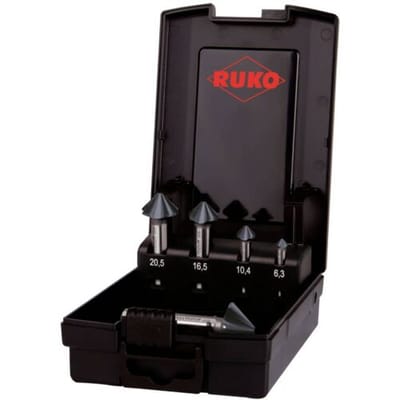 RUKO ULTIMATECUT 102891PRO Kegelverzinkboorset 5-delig 6.30 mm, 10.40 mm, 16.50 mm, 20.50 mm, 25 mm HSS Cilinderschacht 1 set(s)