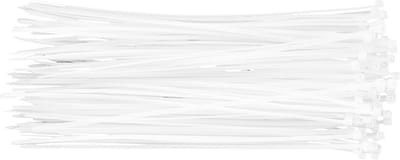 NEO Kabelbinders / Tie-rips 2,5 x 200 mm WIT, 100 stuks