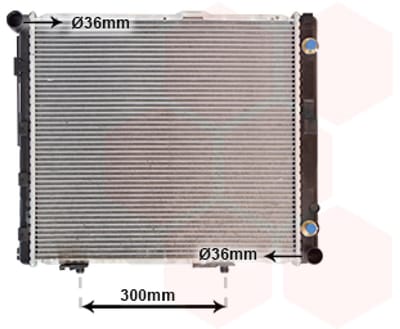 Van Wezel - RADIATOR VOOR MERCEDES BENZ W124 1985-1995 1245002203