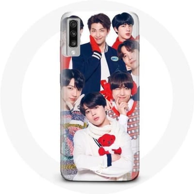 Coque pour Samsung Galaxy A50 BTS Affiche Memebers Cadeau de Noël 2023