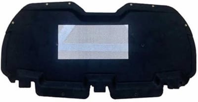Isolatiemat Motorkap - Geluiddempend Katoen - Motor Geluid Dempen - Warmte en Geluid Isolatie - 1 Stuk - Zwart