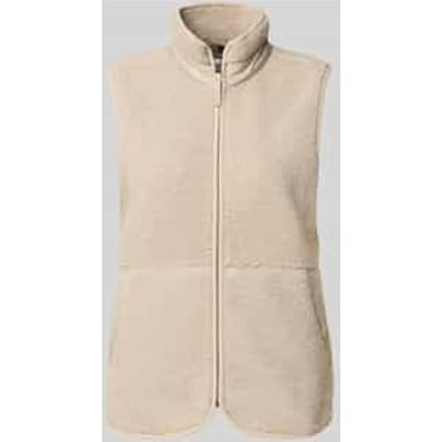 Regular fit bodywarmer met structuurpatroon model 'Siv'