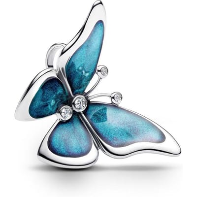 Nieuwe Koperen Schoonheid van de Lente Collectie Ekster Vlinder Patroon Bijen Bedel Past Originele Arm Armband Accessoires Vrouwen Fijne Sieraden blue