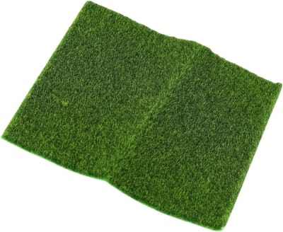 Kunstgras Matten - Mosgazon Tapijt - Decoratie Buiten - UV-bescherming Verkleuring - 15x15 cm - Groen
