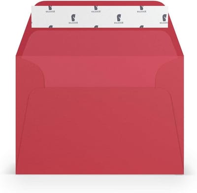 Enveloppen C6 - Briefkaarten enveloppen Wenskaarten enveloppen - Versturen van kaarten - Zelfklevend met zijdevoering - 114 x 162 cm