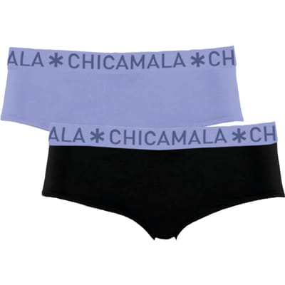 Chicamala – Meisjes Briefs – 2 Pack – Normale Lengte – Onderbroek Meisjes – Kinderkleding – Meisjes Ondergoed – 95% Katoen – Meisjeskleding
