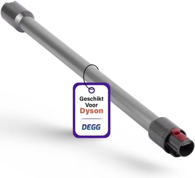 DEGG® - Telescoopbuis geschikt voor Dyson - zuigbuis, steel, stang - zilver - voor V7, V8, 10, v11 en v15 - Top Kwaliteit