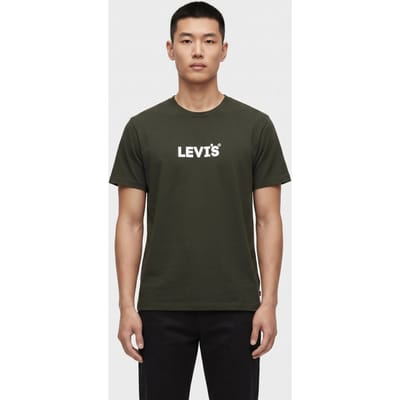 Levi's Ss Relaxed Fit Tee Headline Logo 1 D Taglia: M | Magliette basic Outlet | Uomo