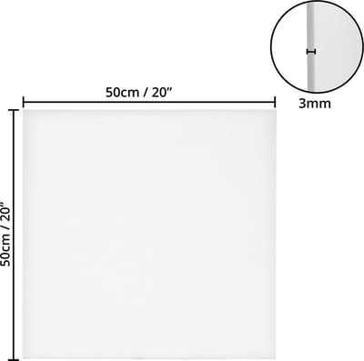 Unyqoos ® Hoogwaardige Kunstschilderset met Vooruitgerekte Canvasdoeken voor Acryl- en Olieverf