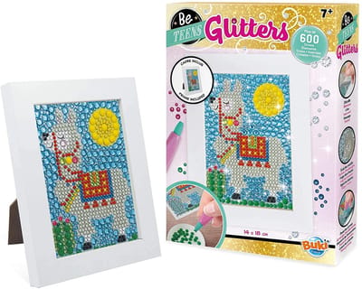 Buki glitter lama knutselset - creatieve steentjes mozaïek.