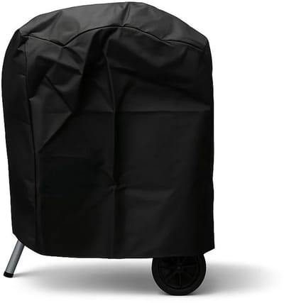 Barbecue Hoes voor Weber BBQ 57cm | Universele BBQ Hoes | Afdekhoes voor Weber Barbecue 57 | Afmeting 64 cm Ø - 100 cm hoog | Zwart | Speciaal ontwikkeld voor de Weber 57cm BBQ