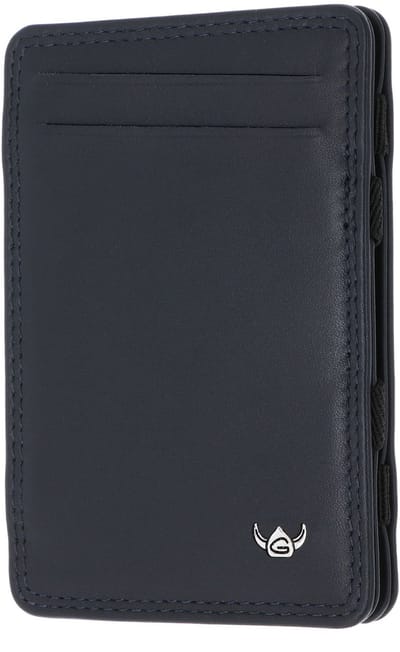 Golden Head Leren kaarthouder Polo RFID Protect Wunder-Börse 4044 Marineblau donkerblauw