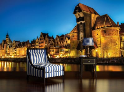 City Skyline Poland Photo Wallcovering