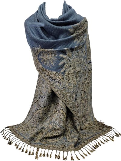 Pashmina Sjaal - Dames Sjaal - Avond Gelegenheid - Mozaïek Patroon - 180x70cm - Floral