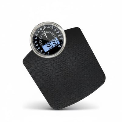 NBAP®Analoge Weegschaal - Personenweegschaal Beste Koop - Tot 180kg-Zwart