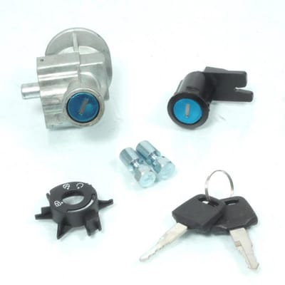 Kit serrure Kyoto pour Scooter Peugeot 50 Speedfight 2 2T Lc - Disque Ar 2000 à 2008 Neuf