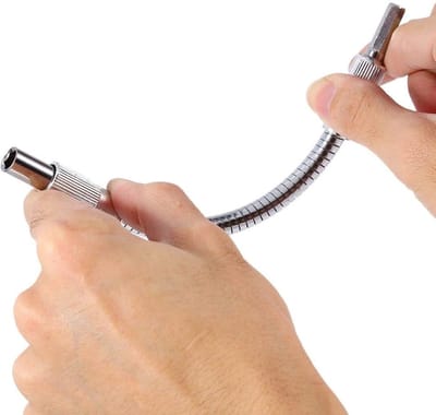 Allecto - Flexibele Schroevendraaier - 1/4 inch - Buisvormige Verbinding - 200 mm - Geschikt voor Elektrisch Gereedschap - Perfect voor Thuisgebruik