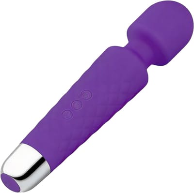 Massage Wand Voor Vrouwen Krachtige en Intense Stimulatie – Draadloze Vibrator Met 20 Patronen en 8 Snelheden – Fluisterstil en Waterdicht Ontwerp Voor Comfortabel Gebruik | Ergonomisch Design Voor Thuis en Ontspanninght | Seksspeeltjes voor Vrouwen