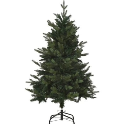 Kunstmatige kerstboom - MUVOE - Ø85 x 120 cm - 657 takken - Opvouwbare metalen standaard - Eenvoudige montage groen