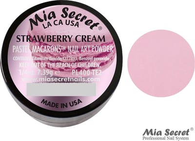 Pastel Macarons Acrylpoeder Strawberry Cream