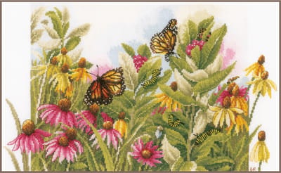 Lanarte - Telpakket kit - Zonnehoedjes en vlinders - Marjolein Bastin - PN-0179972