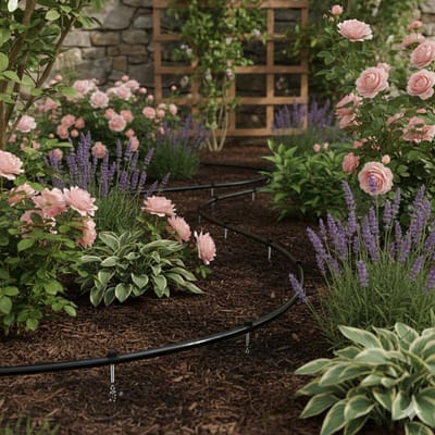 Druppelslang 16 mm - Irriatiebuis Slang - Planten Water Geven - Hoge Druk Weerstand - 100 Meter Rol - Zwart