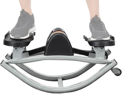 Stepper Trainingsmachine - Lage Stepper - Thuis Fitness - Stille Hydraulische Technologie - 50 x 25 cm - Zwart