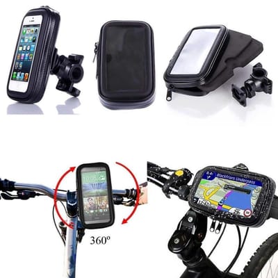Medium Fiets Stuurhouder - Houder Smartphone Universeel - Fietshouder Stuur - Waterdicht