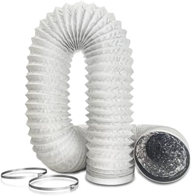 Ventilatieslang 150 mm voor Mobiele Airconditioning en Droger met Slangklemmen