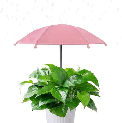 Plantenparasol - Beschermhoes - Planten beschermen - Verstelbare uv-bescherming - 27 cm - Zilverkleurig