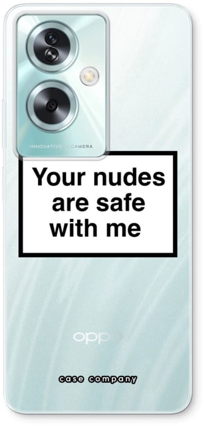 Case Company® - Hoesje geschikt voor Oppo A79 hoesje - Safe with me - Soft Cover Telefoonhoesje - Bescherming aan alle Kanten en Schermrand