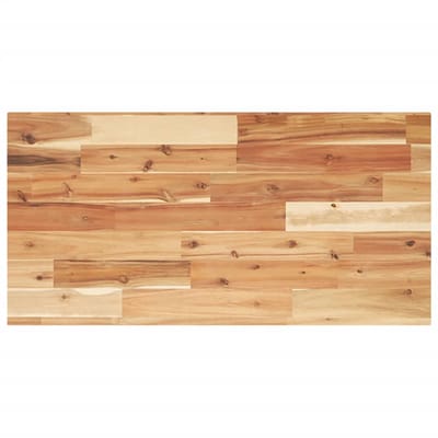 vidaXL - Wastafelblad - met - olieafwerking - 60x40x2 - cm - massief - acaciahout