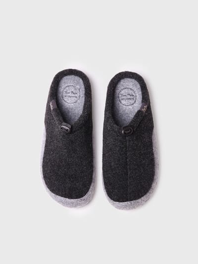 Herenslipper van gerecycled vilt | NADIR-FR