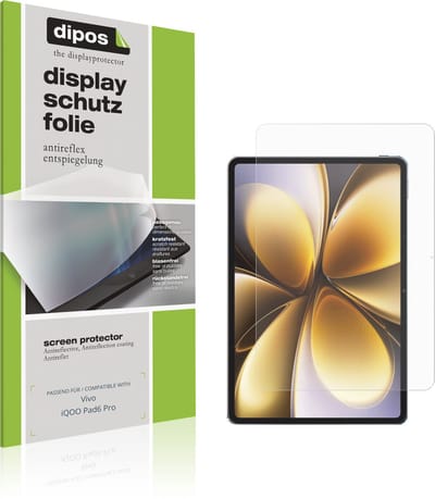dipos – 2x Matte Beschermfolie geschikt voor Vivo iQOO Pad6 Pro | Krasbestendige & antireflecterende Screenprotector Ultra-Thin