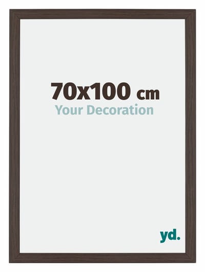 Your Decoration - Puzzellijst 70x100 cm - Eiken Donker - Puzzellijst 1500-2000 stukjes - MDF Fotolijst - Mura