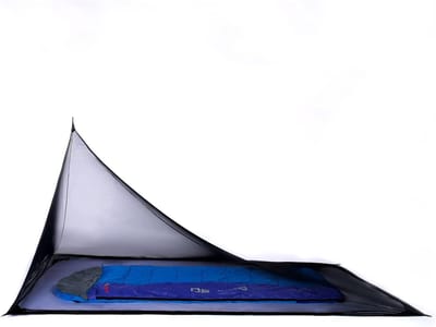 Klamboe voor veldbed met draagtas – Compact en lichtgewicht – Geschikt voor slaapzakken – 220 x 120 x 100 cm